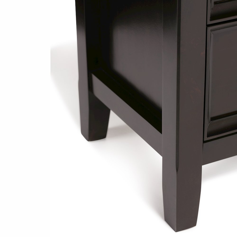 Amherst Solid Wood Medium Storage Cabinet In Hickory Brown. Picture 2