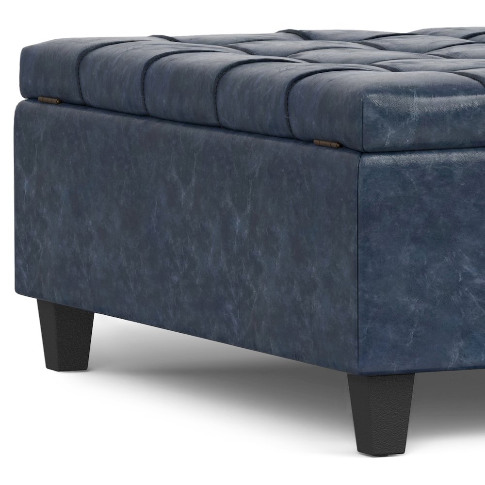 40 inch Wide Square Large Coffee Table Storage Ottoman. Picture 4