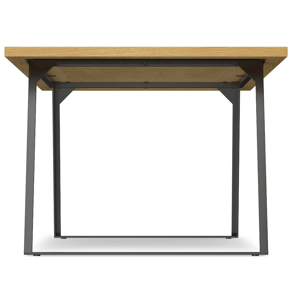 Lowry Dining Table In Oak Veneer. Picture 4