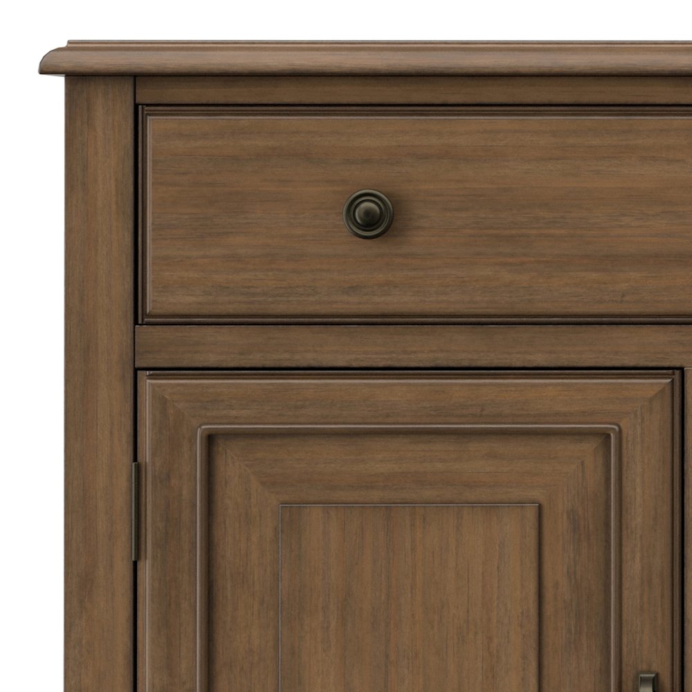 Connaught 67in W Solid Wood Traditional Large Sideboard Buffet Storage Cabinet. Picture 6