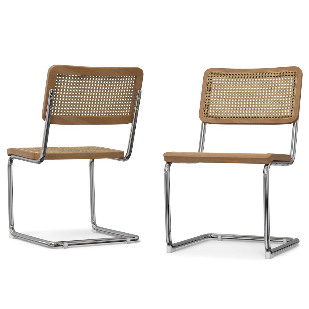 Madalyn Dining Chair (Set of 2) in Natural Rattan. Picture 1