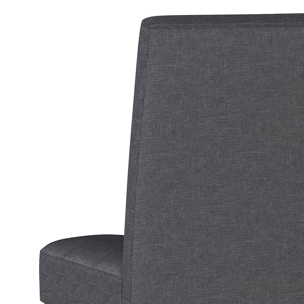 Andover Solid Wood Parson Dining Chair (Set Of 2) In Slate Grey. Picture 4