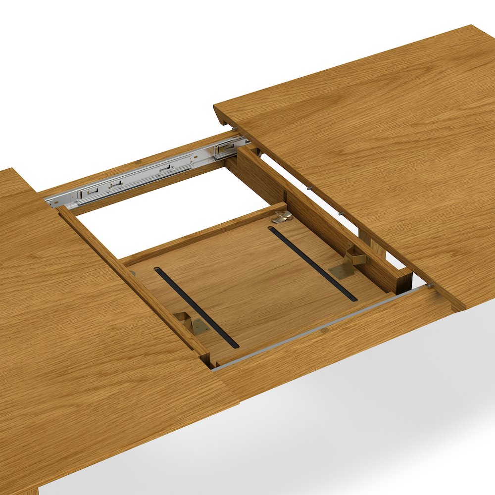 Colby Extendable Dining Table In Oak. Picture 13