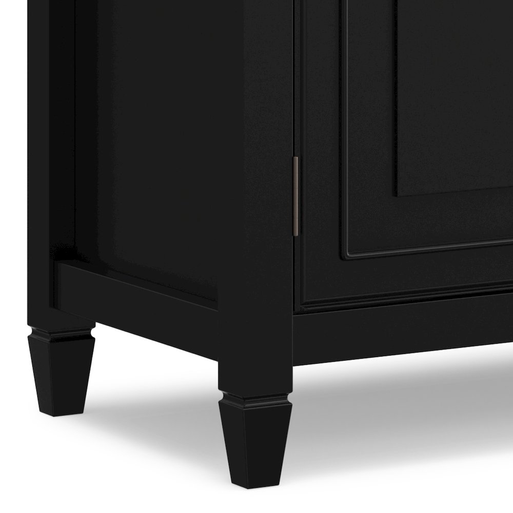 Connaught 67in W Solid Wood Traditional Large Sideboard Buffet Storage Cabinet. Picture 5
