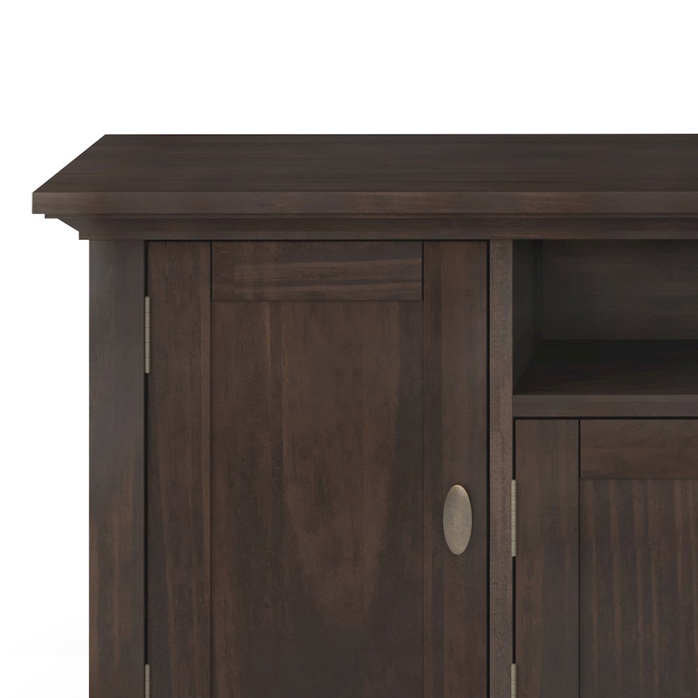 72 Inch Tv Media Stand In Brunette Brown For Tvs Up To 80 Inches. Picture 3