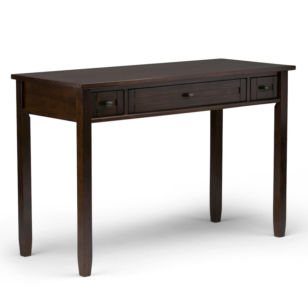 48 inch Wide Desk with 26 inch Wide Bookcase in Tobacco Brown (Set of 2). Picture 2