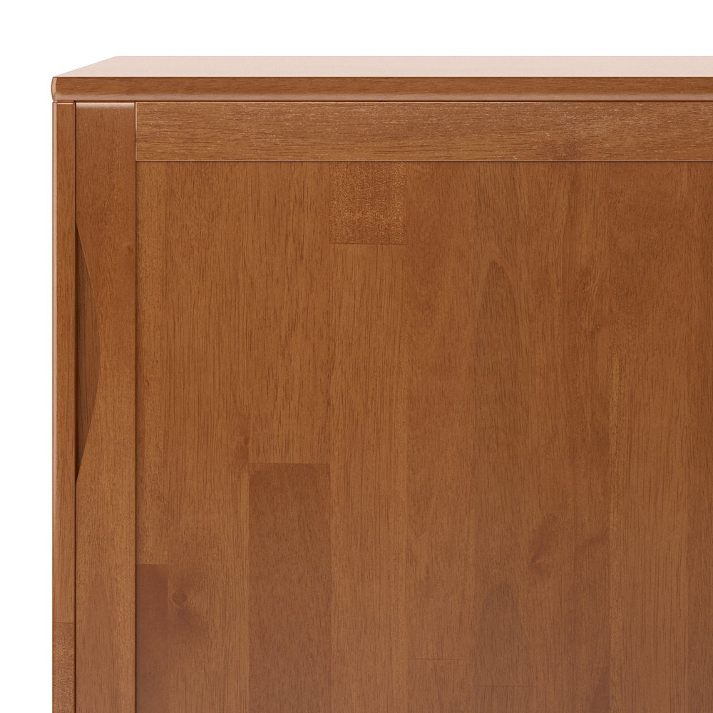 Harper Solid Wood 48 Inch Storage Cabinet In Teak Brown (Set Of 2). Picture 3