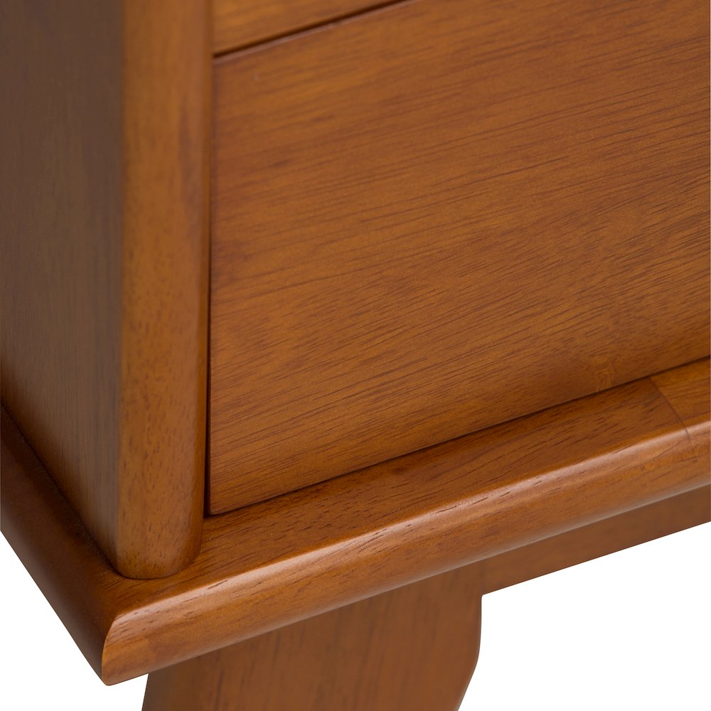 Draper 35 Inch Solid Wood 6 Cubbie Bookcase In Teak Brown (Set Of 2). Picture 4