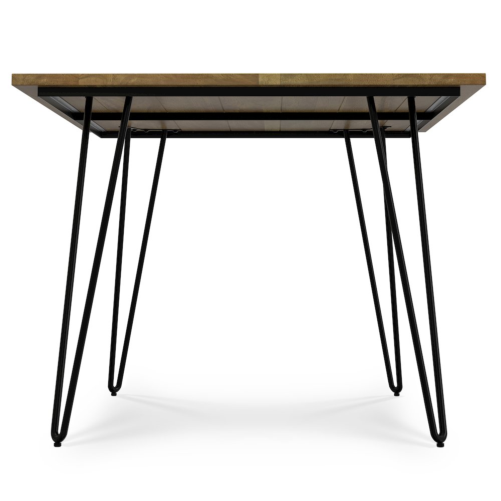 Hunter Solid Mango Wood Dining Table In Light Brown. Picture 4