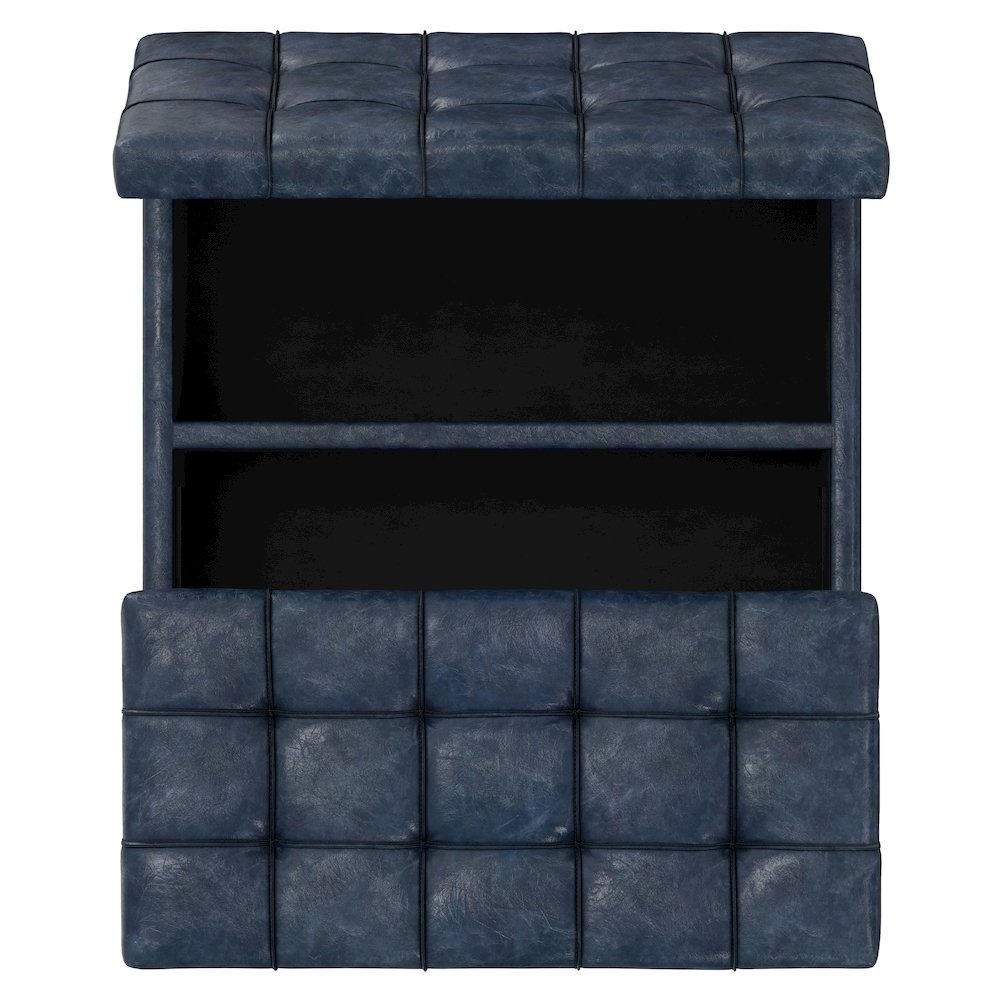 30 inch Wide Square Small Coffee Table Storage Ottoman. Picture 3