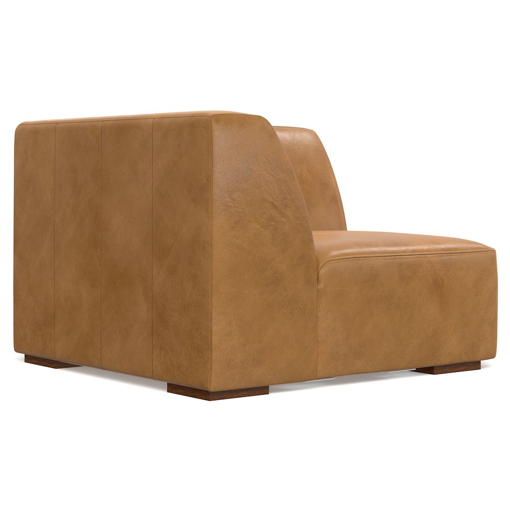 Rex Corner Sofa Module In Genuine Leather. Picture 2