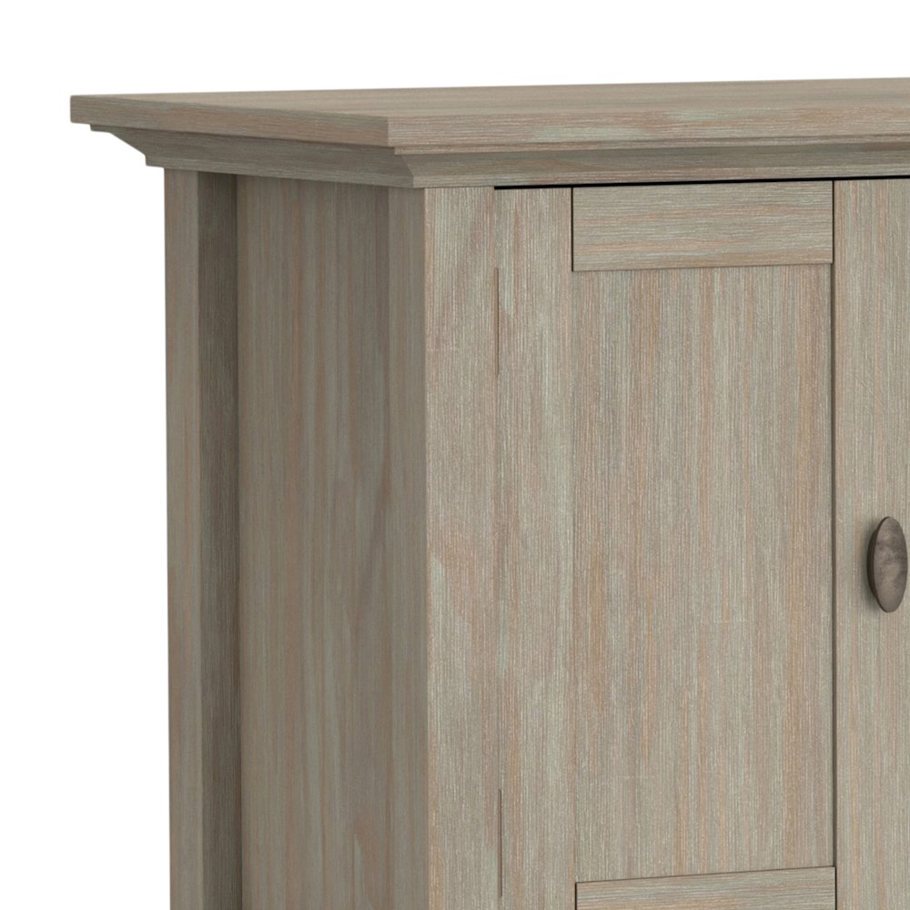 72 Inch Tv Media Stand In Distressed Grey For Tvs Up To 80 Inches. Picture 2