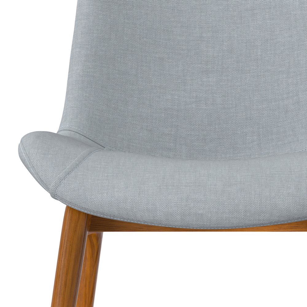 Loretta Dining Chair (Set Of 2) In Light Grey. Picture 5