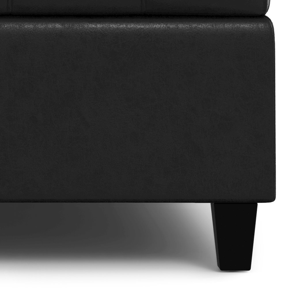 40 inch Wide Square Large Coffee Table Storage Ottoman. Picture 6