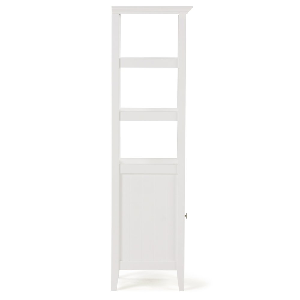 Acadian Bath Storage Tower in Pure White. Picture 4
