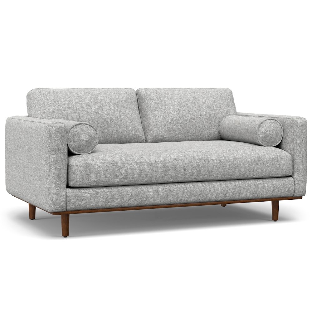 Morrison 72-Inch Sofa And Ottoman Set In Woven-Blend Fabric. Picture 2