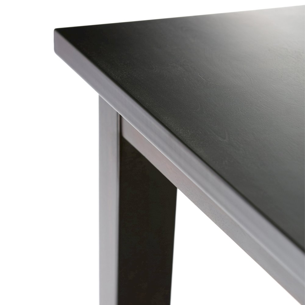 Eastwood Solid Hardwood Rectangle Dining Table In Java Brown. Picture 4