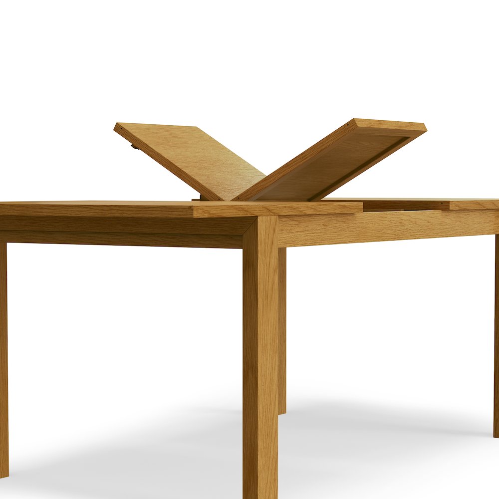 Wilson Extendable Dining Table In Oak Veneer. Picture 11