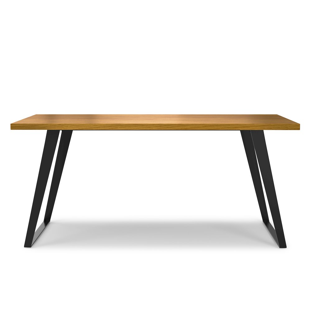 Lowry Dining Table In Oak Veneer. Picture 3