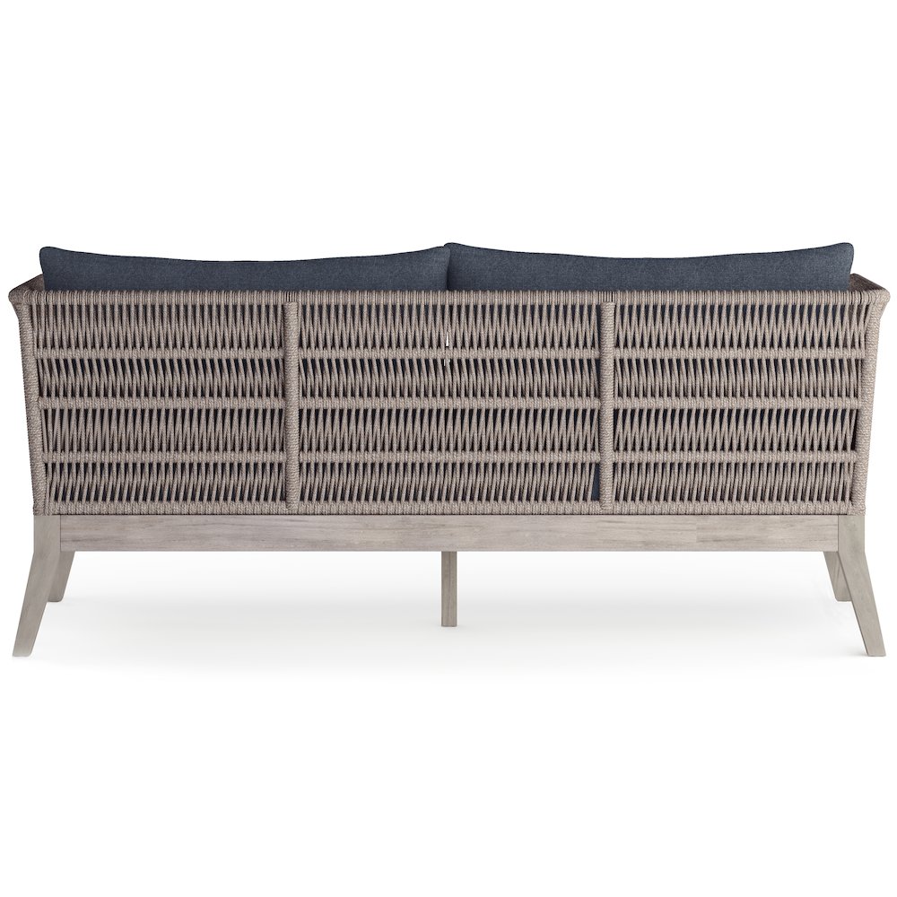 Santiago SOLID ACACIA WOOD Outdoor Sofa in Slate Grey. Picture 3