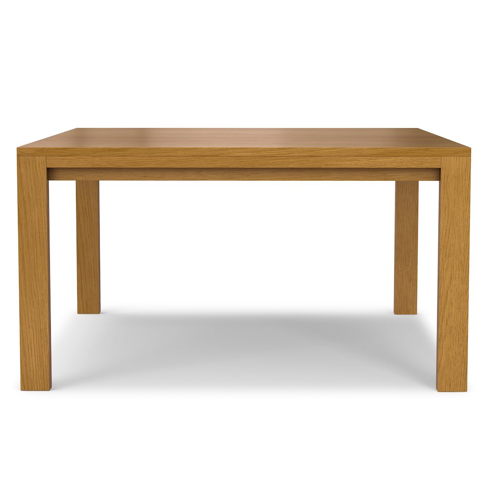 Wilson Square Dining Table In Oak Veneer. Picture 3