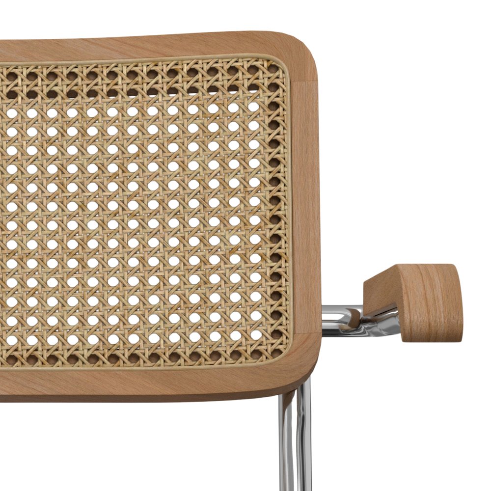 Madalyn Dining Arm Chair ( Set of 2 ) in Natural Rattan. Picture 8