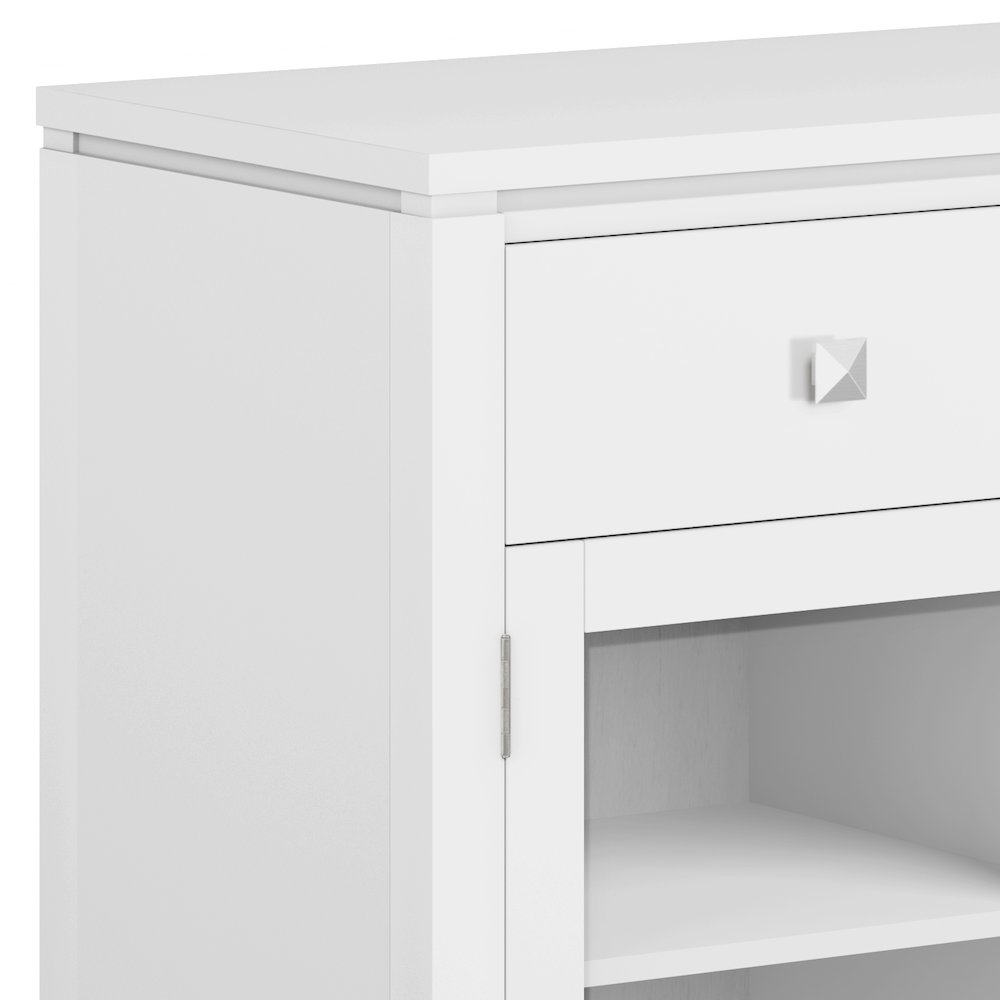 Cosmopolitan Solid Wood Sideboard Buffet In White. Picture 2