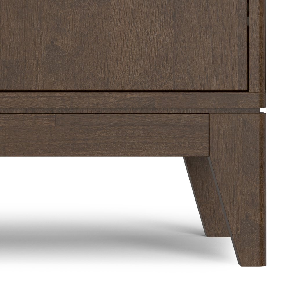 Harper Solid Wood 40 Inch Storage Cabinet In Walnut Brown (Set Of 2). Picture 4