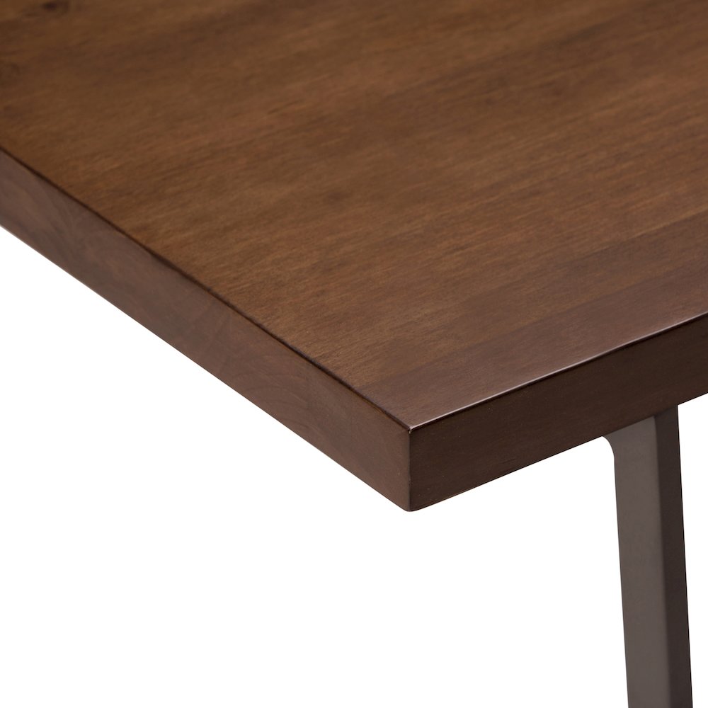 Ryder Solid Wood Desk In Natural Aged Brown. Picture 4