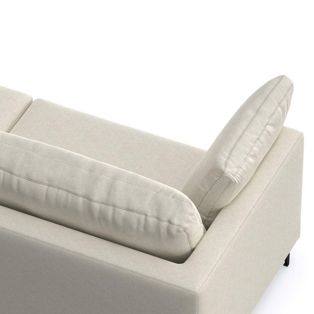 Ava 90-Inch Sofa In Tightly Woven Performance Fabric. Picture 2