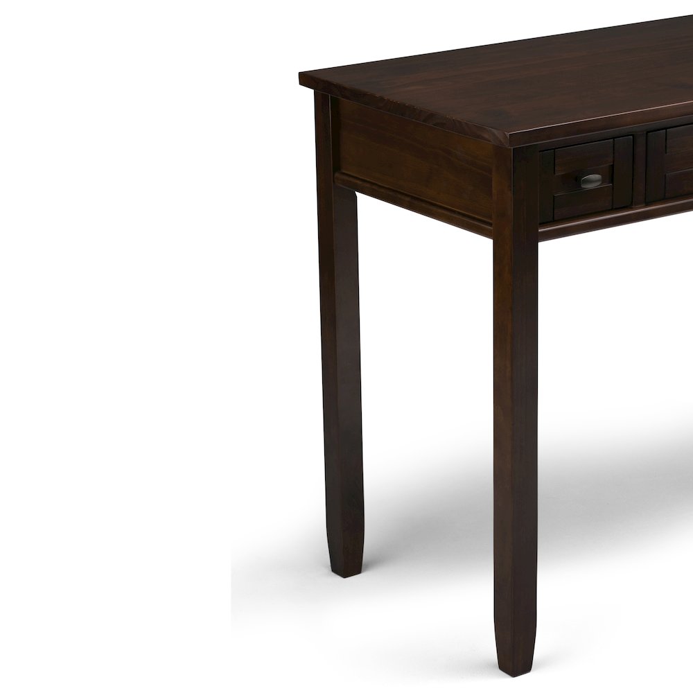 48 inch Wide Desk with 26 inch Wide Bookcase in Tobacco Brown (Set of 2). Picture 5