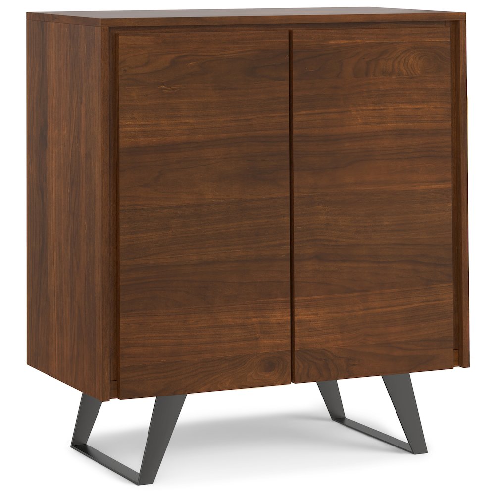 Lowry 39 Inch Walnut Storage Cabinet (Set Of 2). Picture 2