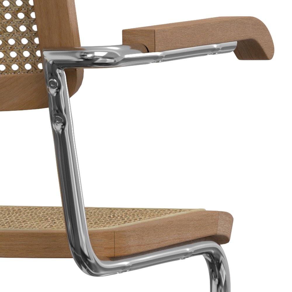 Madalyn Dining Arm Chair ( Set of 2 ) in Natural Rattan. Picture 10