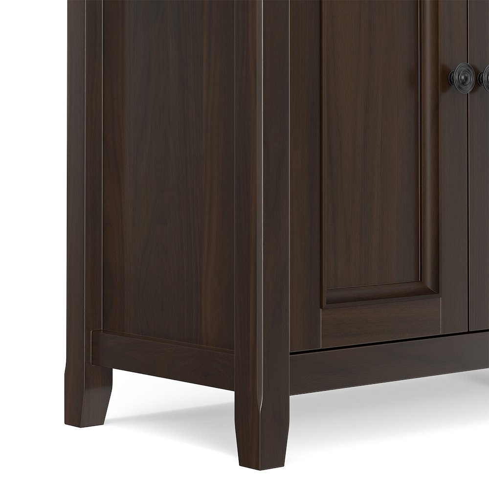 Amherst 84 inch Wide Solid Wood Transitional TV Stand For TVs up to 90 inches. Picture 6