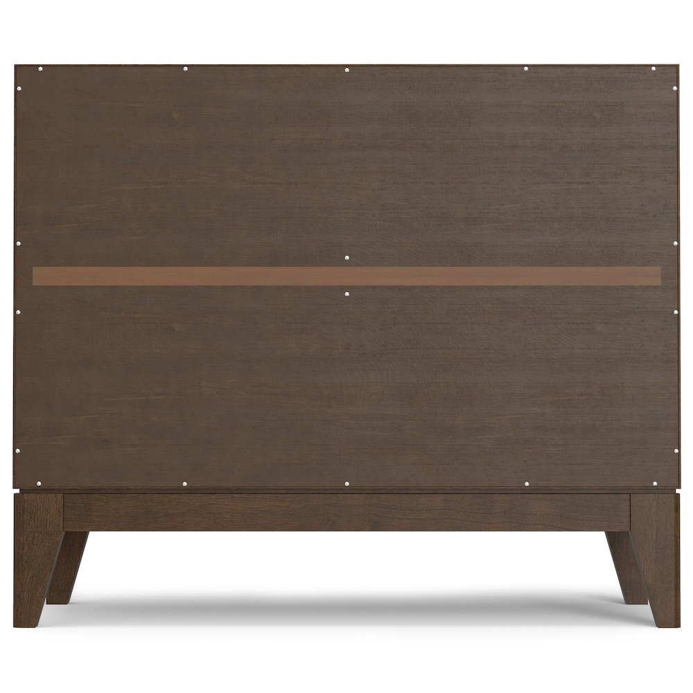 Harper Solid Hardwood 2 Door Sideboard Buffet / Storage Cabinet In Walnut Brown. Picture 4