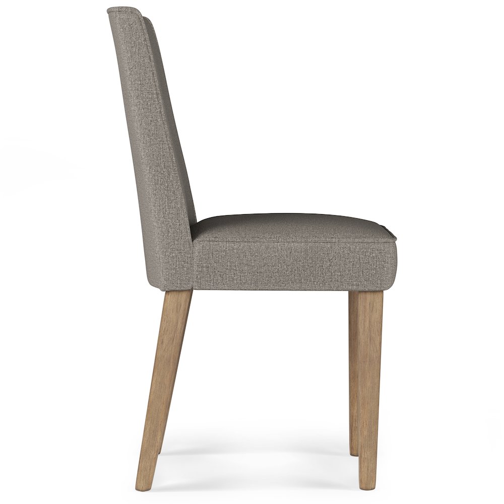 Bartow Solid Hardwood Dining Chair ( Set Of 2 ) In Taupe. Picture 3