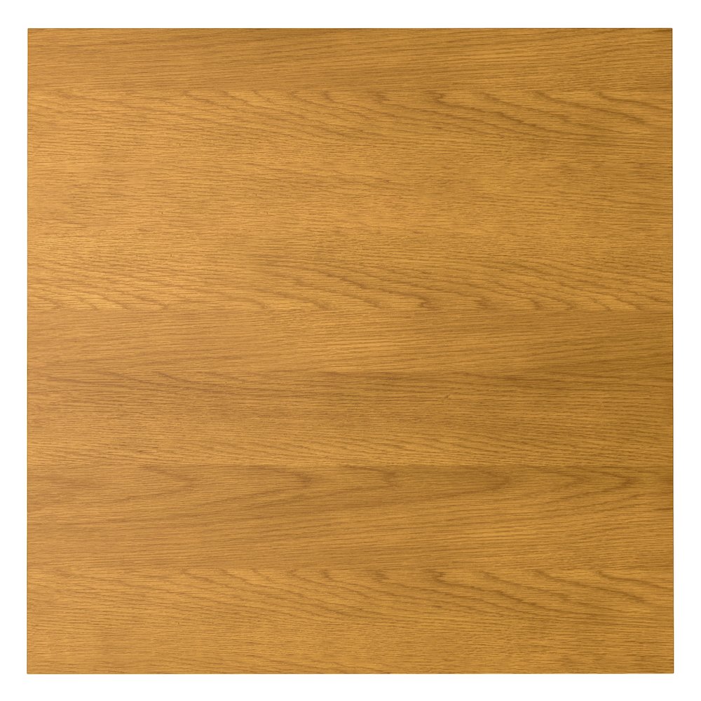 Lowry Square Dining Table In Oak Veneer. Picture 8