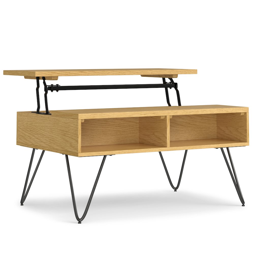 Hunter Small Lift Top Coffee Table In Oak. Picture 1