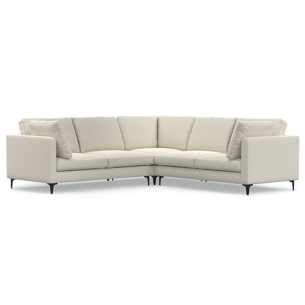 Ava Corner Sectional In Tightly Woven Performance Fabric. Picture 1