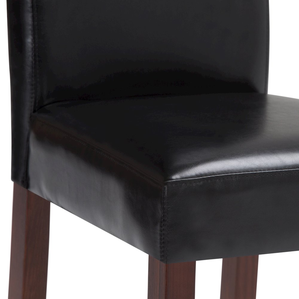Acadian Solid Hardwood 7 Piece Dining Set In Midnight Black. Picture 3