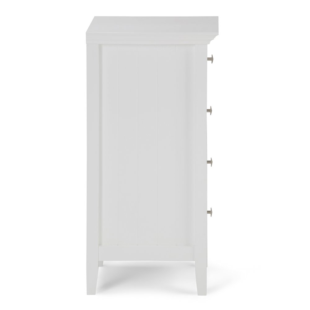 Acadian 32 inch H x 18 inch W Solid Wood Four Drawer Floor Storage Cabinet. Picture 4