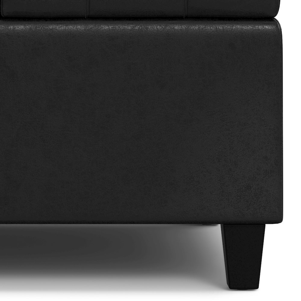 30 inch Wide Square Small Coffee Table Storage Ottoman. Picture 6