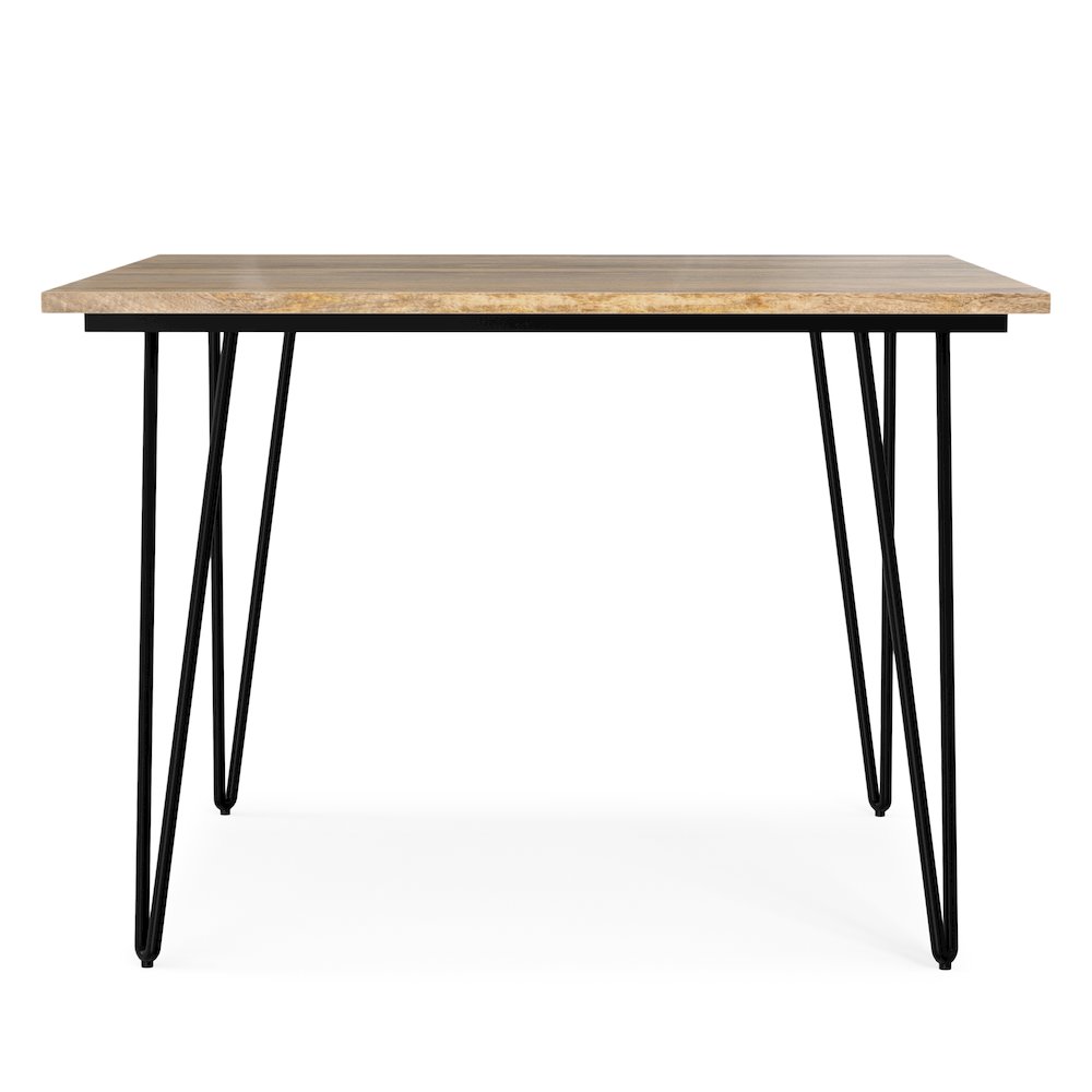 Hunter Solid Mango Wood 42 Inch Square Dining Table In Natural. Picture 5