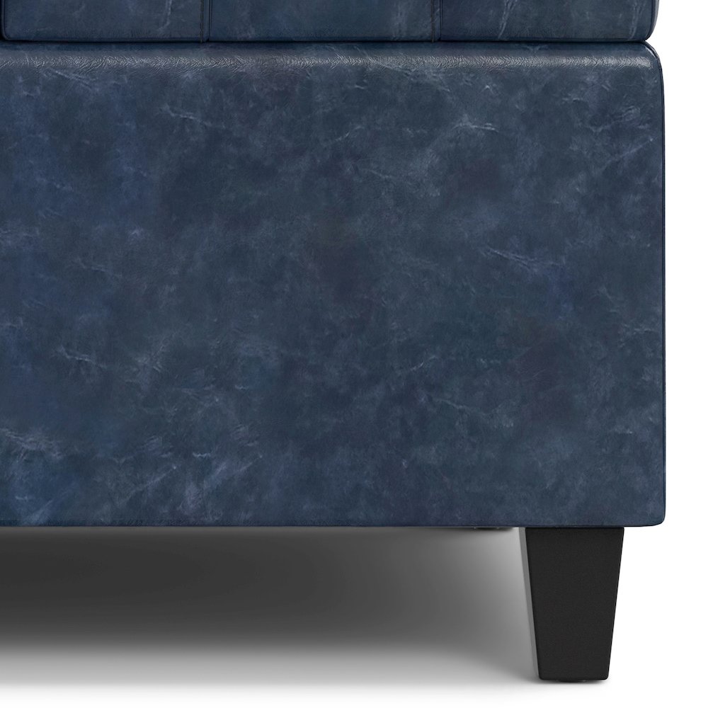 30 inch Wide Square Small Coffee Table Storage Ottoman. Picture 6
