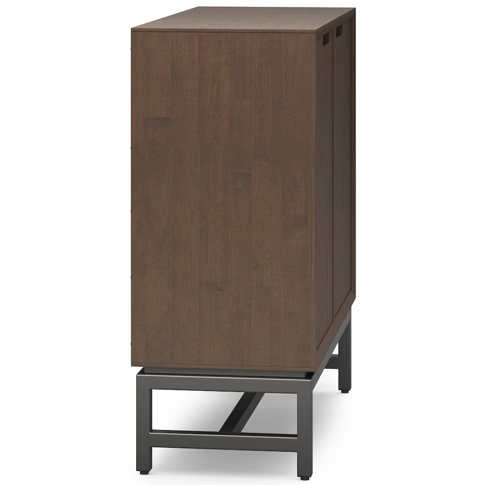 Banting Solid Hardwood Medium Storage Cabinet In Walnut Brown. Picture 2