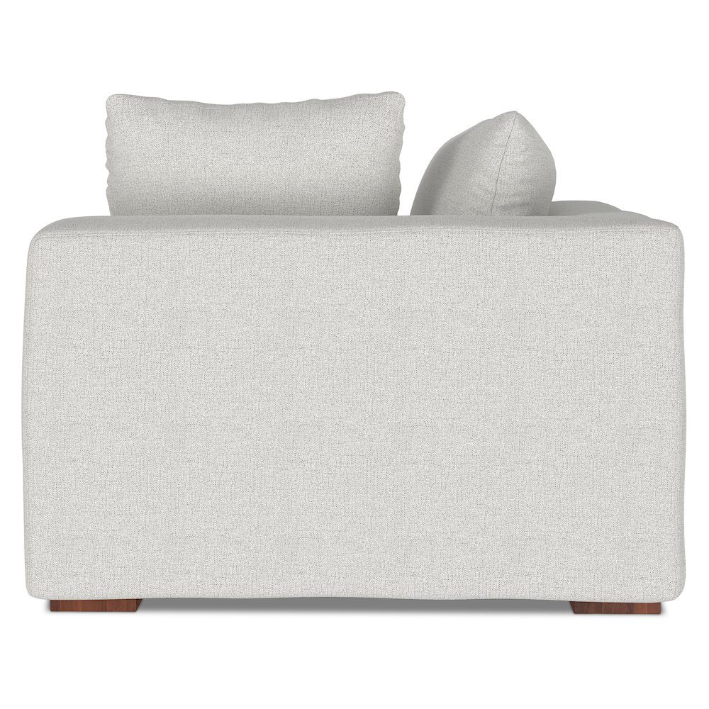 Jasmine Right-Arm Sofa Module In Velvety Chenille Performance Fabric. Picture 3