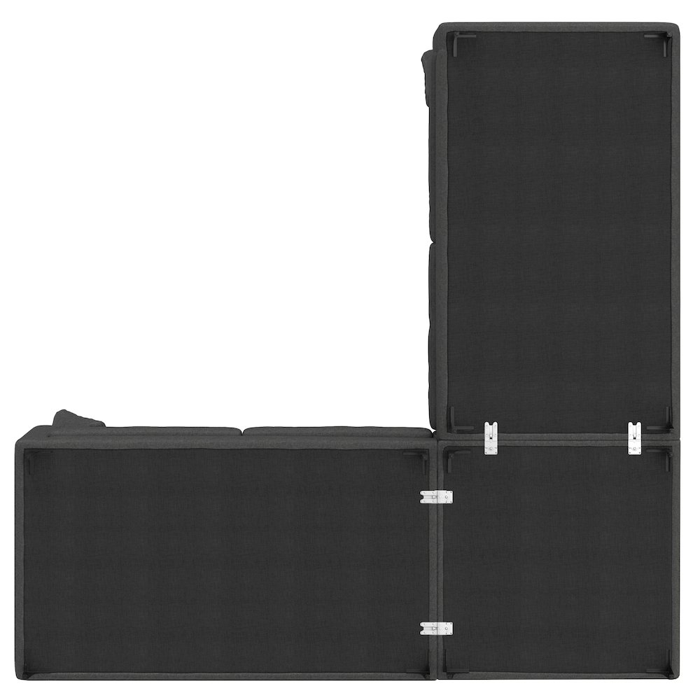 Ava Corner Sectional In Tightly Woven Performance Fabric. Picture 2