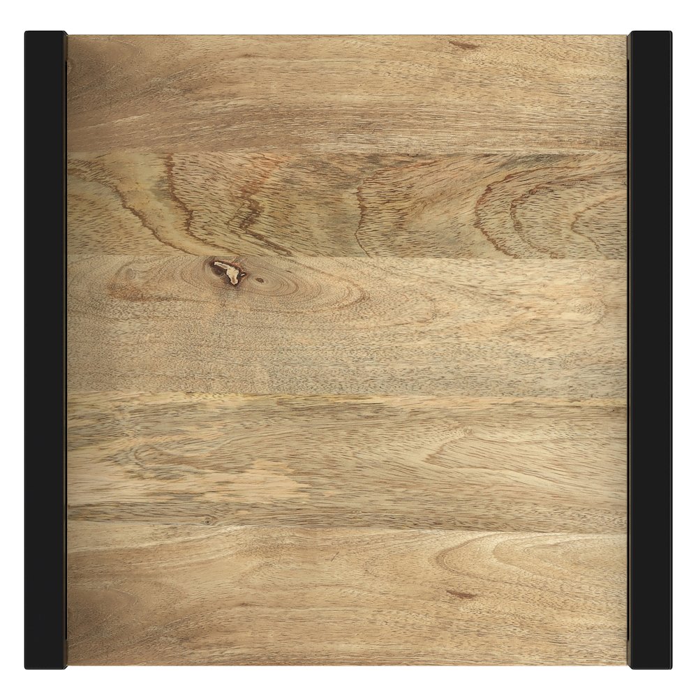 Riverside Solid Mango Wood Bedside Table In Natural. Picture 4