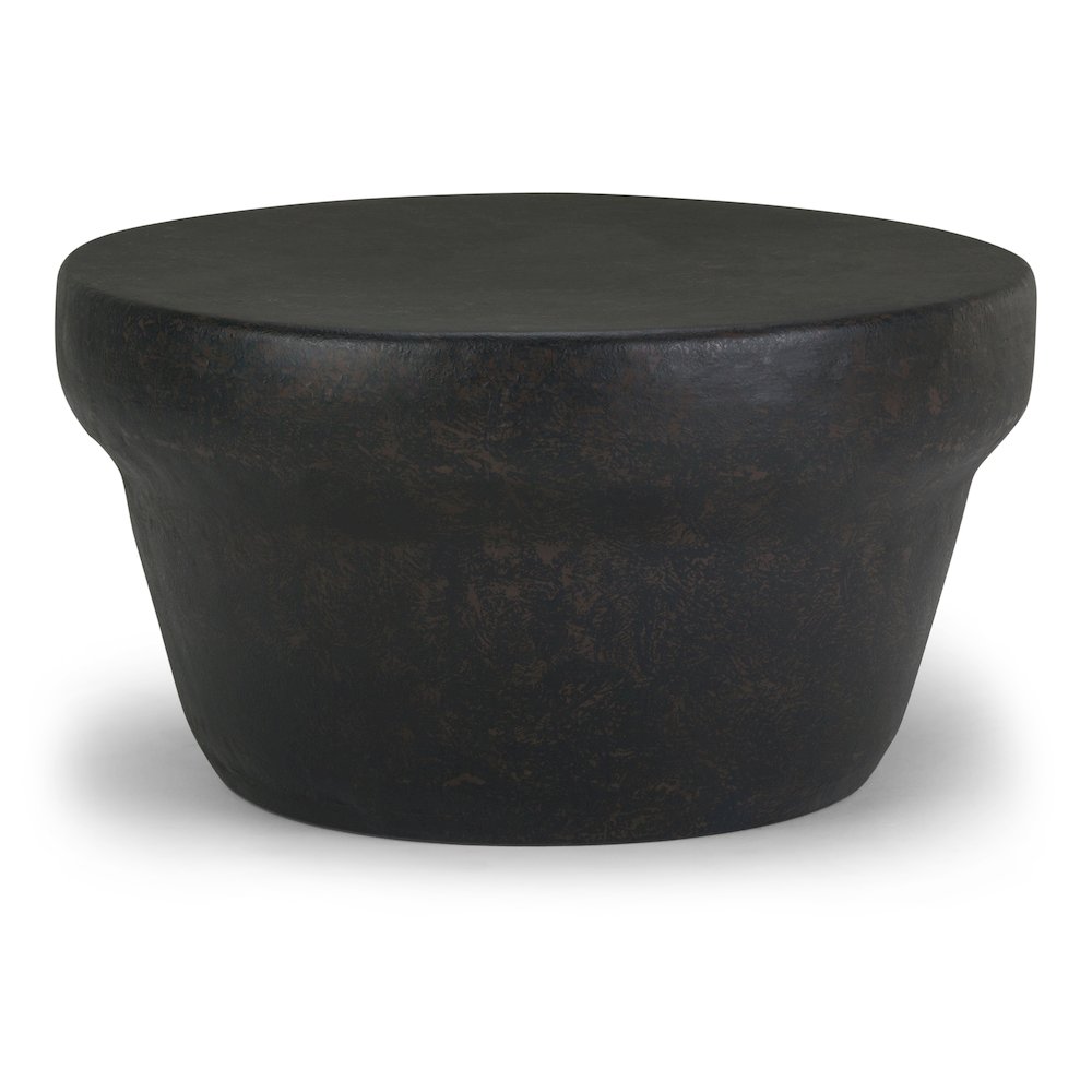 Garvy Metal Coffee Table In Rustic Bronze. Picture 1