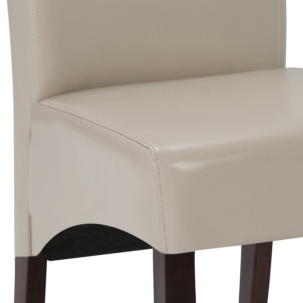 Avalon Solid Hardwood 7 Piece Dining Set In Satin Cream. Picture 3